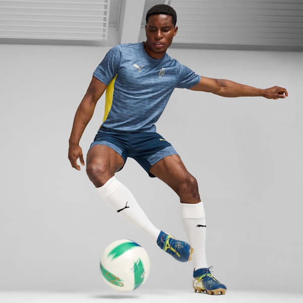 PUMA x NEYMAR JR "BNA" Men's Jersey, Blue Horizon-Pelé Yellow, extralarge